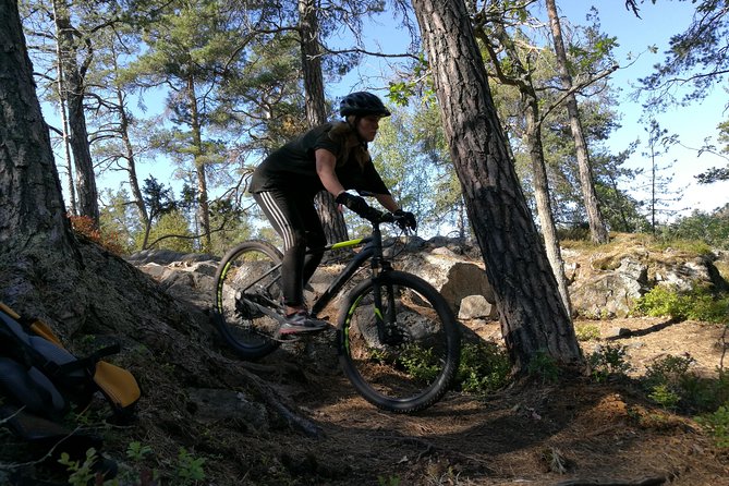 Mountain Biking Small-Group in Stockholm Forests for Beginners